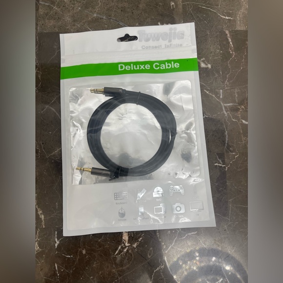 New! Unused! 3.5mm Audio Stereo Speaker Cable, Audio Male to Male Cable 3.3Feet - Picture 9 of 10